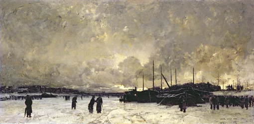 Die Seine im Dezember, 1879